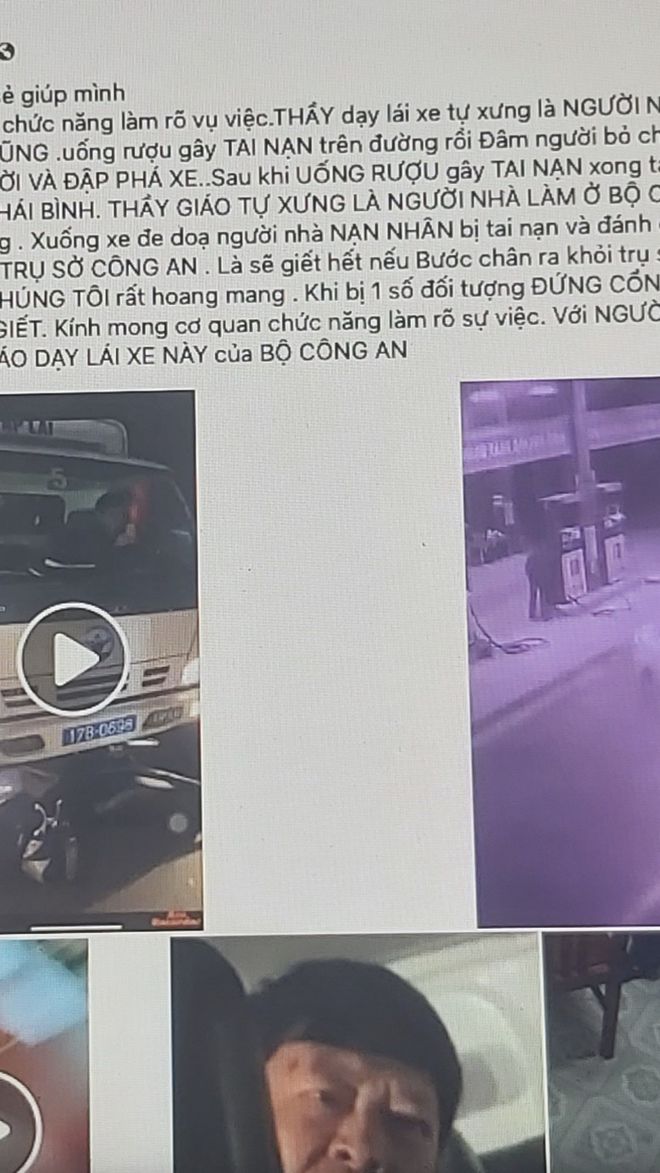 Thái Bình: Giáo viên dạy lái xe bị tố hành hung người khác sau va chạm trên đường