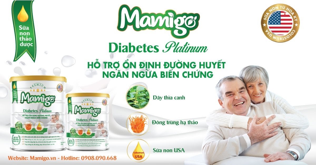 Sữa tiểu đường thảo dược Mamigo: Giải quyết nỗi lo dinh dưỡng bệnh tiểu đường