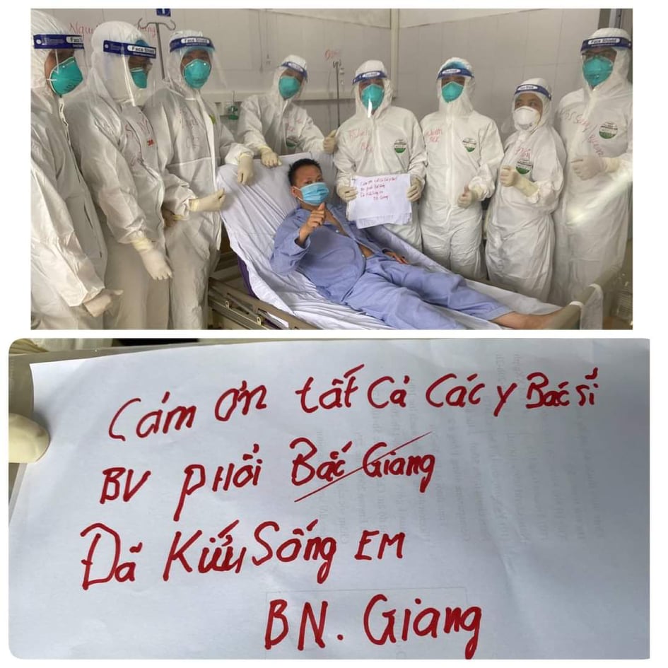 Ca thở máy đầu tiên ở Bệnh viện Phổi Bắc Giang đã được cứu sống ngoạn mục