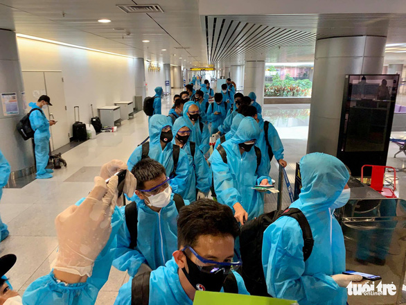 Đội tuyển Việt Nam đã về nước và thực hiện cách ly y tế tại TP.HCM