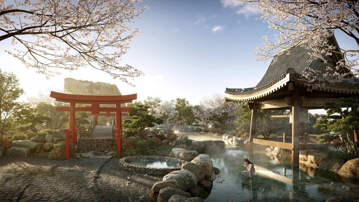 Cận cảnh tổ hợp Onsen 1.000 tỷ Trong Ecopark, Phát Triển Bởi 3 'Ông Lớn’ Nhật Bản