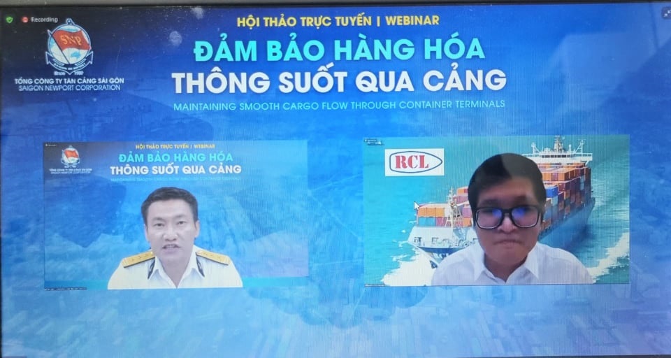 Tân cảng Sài Gòn đồng hành với khách hàng, hãng tàu 'vừa chống dịch, vừa sản xuất'