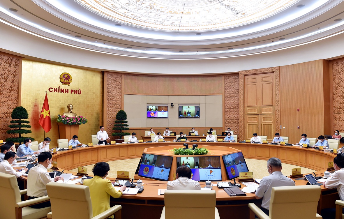 Thủ tướng Phạm Minh Chính: Kiểm soát tốt dịch bệnh là yếu tố quyết định phục hồi kinh tế