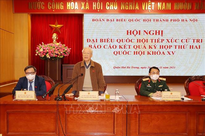 Tổng Bí thư Nguyễn Phú Trọng: Khẩn trương tổ chức triển khai thực hiện tốt các luật, nghị quyết