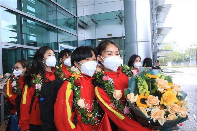Đội tuyển bóng đá nữ Việt Nam trở về nước sau kỳ tích giành vé dự World Cup 2023