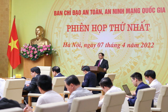 Thủ tướng Phạm Minh Chính: Chủ động bảo vệ chủ quyền quốc gia, an toàn, an ninh trên không gian mạng