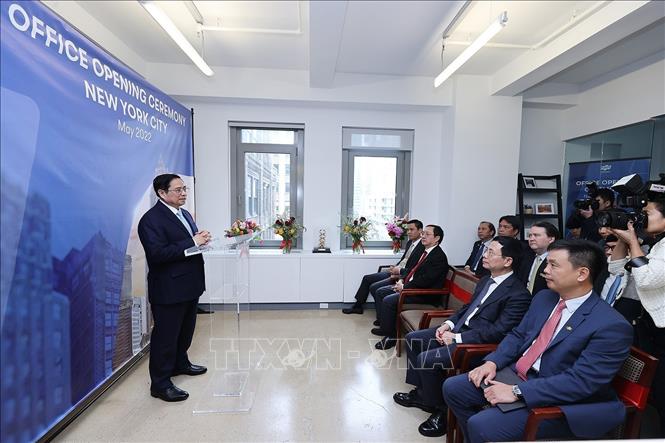 Thủ tướng Phạm Minh Chính dự Lễ khai trương Văn phòng FPT tại New York, Hoa Kỳ