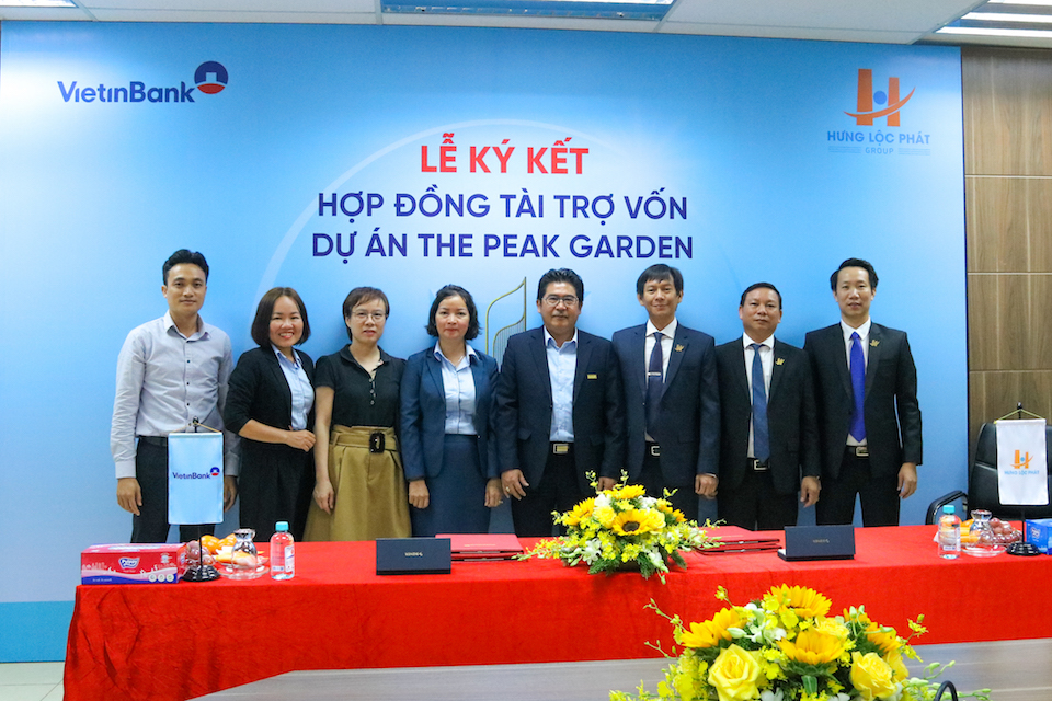Hưng Lộc Phát Group và VietinBank hợp tác tài chính dự án The Peak Garden