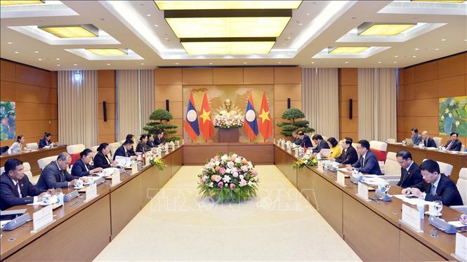 Làm sâu sắc hơn nữa quan hệ hợp tác giữa hai Quốc hội Việt Nam - Lào