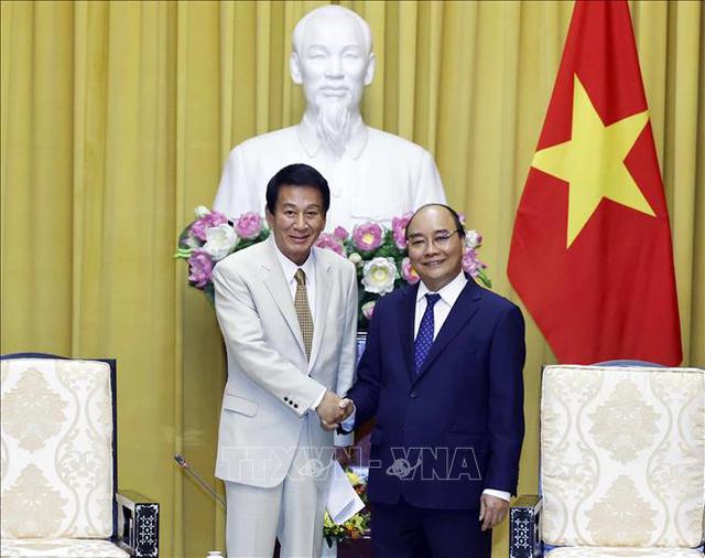 Chủ tịch nước Nguyễn Xuân Phúc tiếp Cựu Đại sứ đặc biệt Việt Nam – Nhật Bản