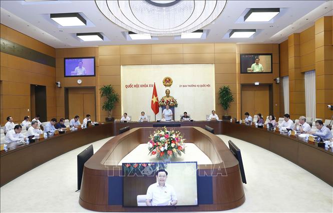 Ủy ban Thường vụ Quốc hội tiến hành Phiên họp bất thường tháng 8/2022