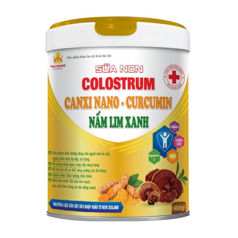Sữa non Colustrum Canxi Nano Curcumin Nấm Lim Xanh: Giải pháp tăng cường sức đề kháng, nâng cao khả năng miễn dịch