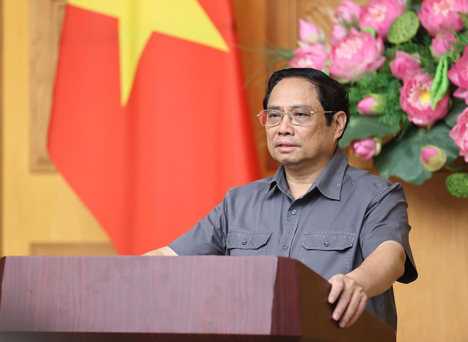 Thủ tướng Phạm Minh Chính chủ trì họp trực tuyến đánh giá công tác ứng phó, khắc phục thiệt hại bão Noru