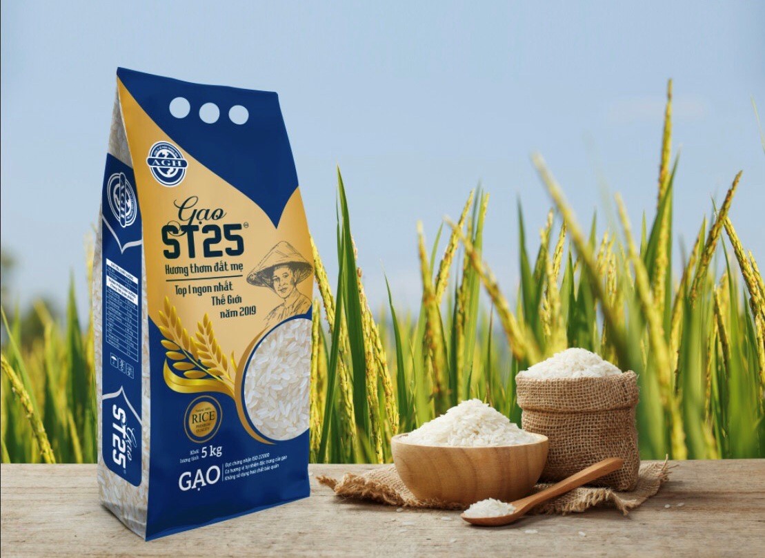 Gạo lúa tôm ST25 AGH tinh tuý ‘hương thơm đất mẹ’