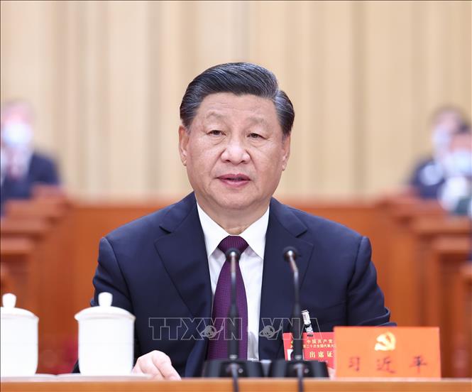 Tổng Bí thư Nguyễn Phú Trọng gửi điện chúc mừng Tổng Bí thư Trung Quốc Tập Cận Bình tái cử