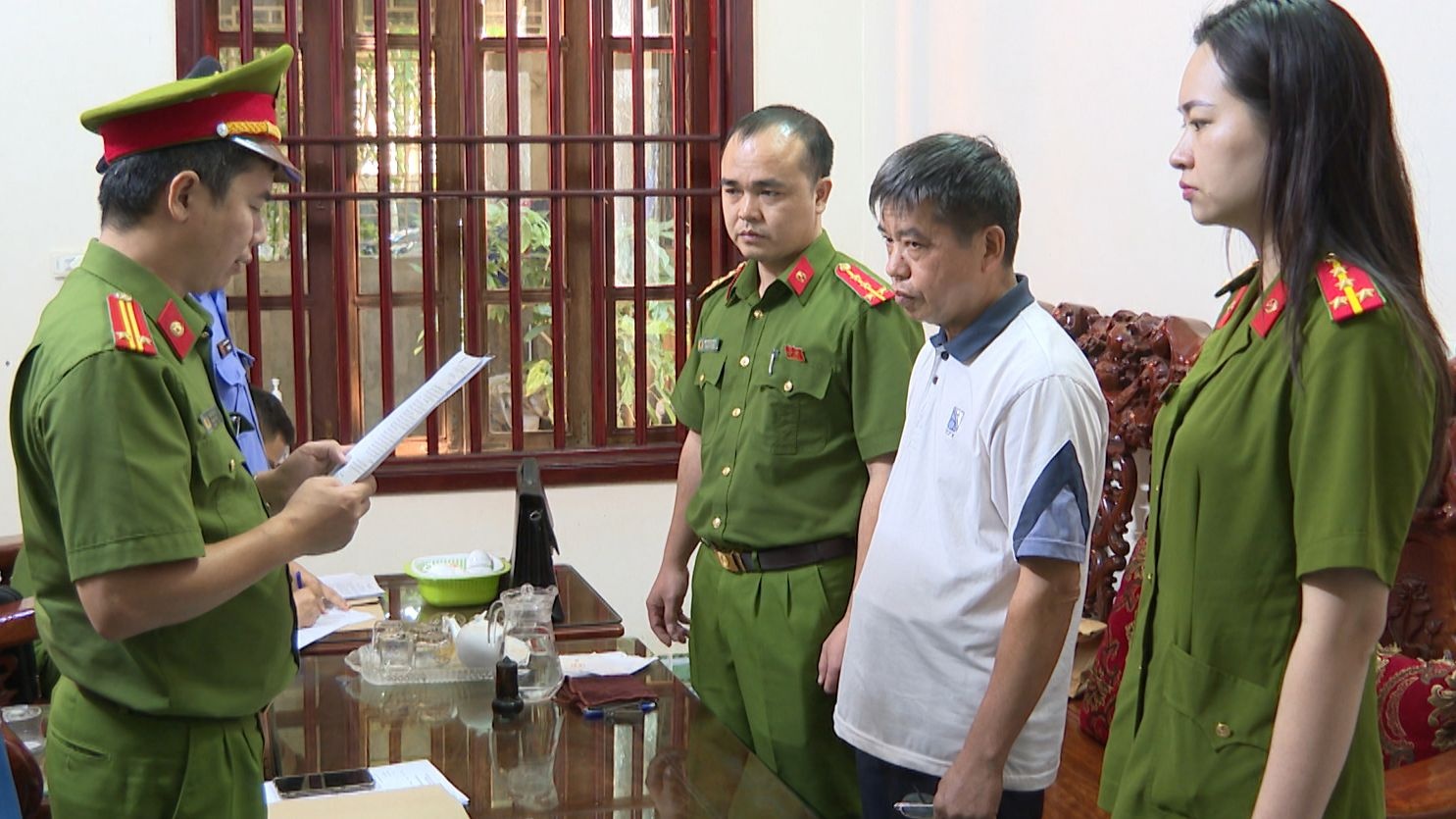 Bắt nguyên trưởng phòng Tài nguyên và Môi trường một huyện ở Thanh Hoá