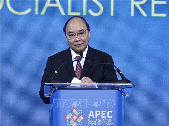Phát biểu của Chủ tịch nước Nguyễn Xuân Phúc tại Hội nghị Thượng đỉnh Doanh nghiệp APEC 2022
