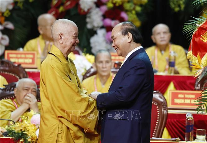 Chủ tịch nước: Phát huy truyền thống yêu nước, đồng hành cùng dân tộc của Phật giáo Việt Nam