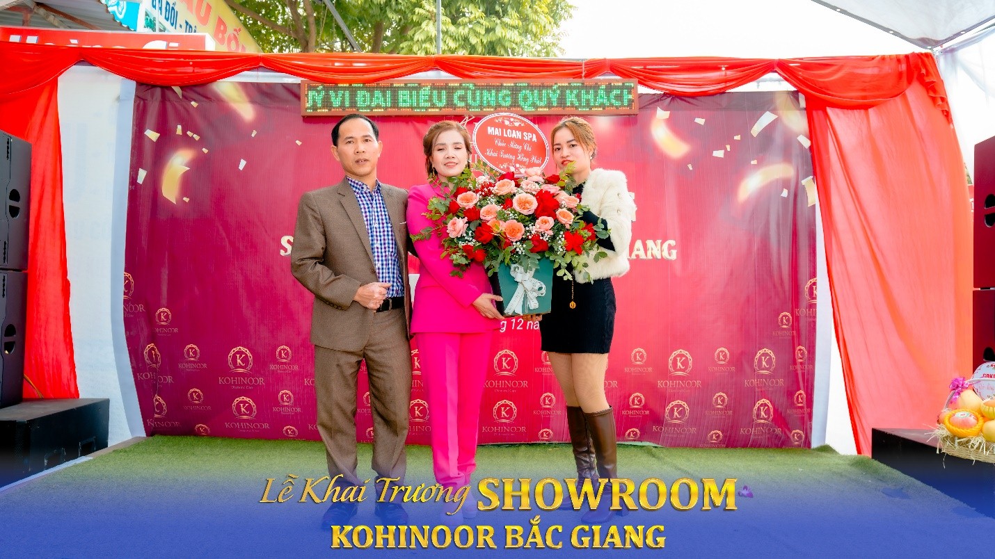Tưng bừng sự kiện khai trương Showroom Kohinoor đẳng cấp 5 sao đầu tiên tại Bắc Giang