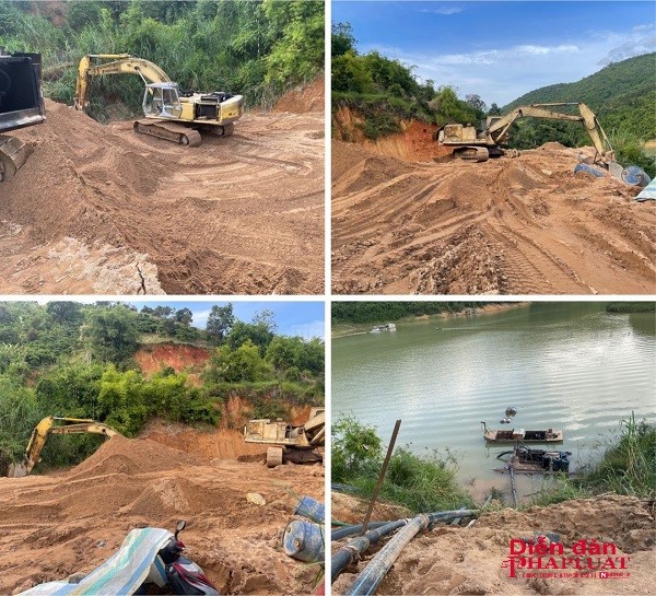 Lâm Đồng: Cần làm rõ tình trạng khai thác, tập kết khoáng sản cát trái phép tại xã Lộc Nam