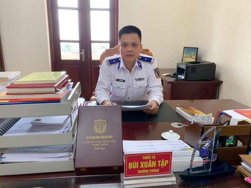 Thiếu tá Bùi Xuân Tập: Nhiệt huyết với nhiệm vụ bảo vệ chủ quyền, thực thi pháp luật trên biển