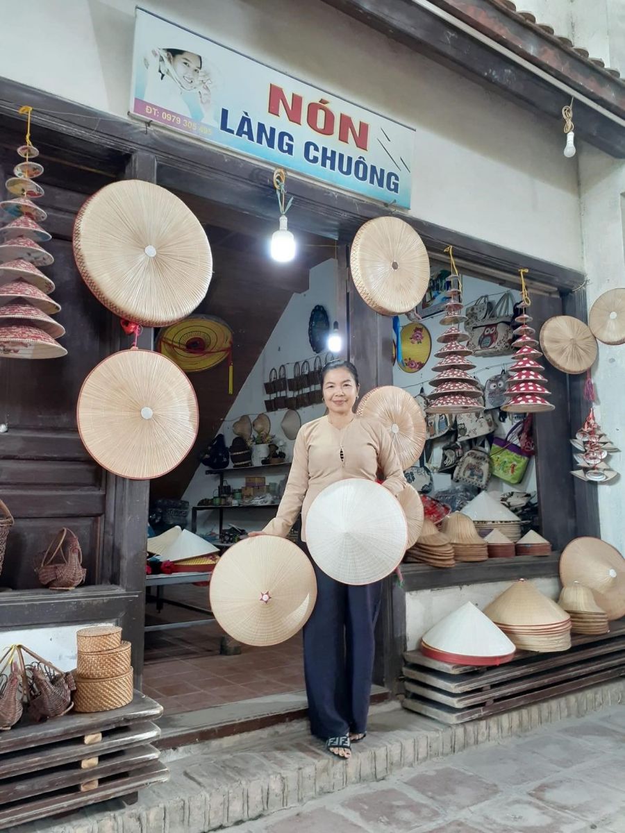 Làng Chuông (Thanh Oai, Hà Nội): Nét đẹp truyền thống của những chiếc nón Việt