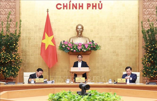 Thủ tướng Phạm Minh Chính chủ trì Phiên họp Chính phủ với các địa phương