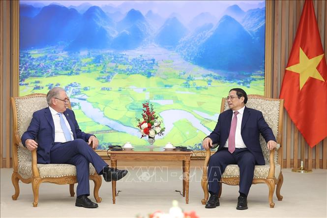 Thủ tướng Phạm Minh Chính tiếp Bộ trưởng Bộ Thương mại và Du lịch Australia