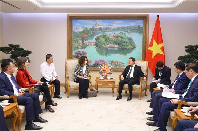 Phó Thủ tướng Trần Hồng Hà tiếp Giám đốc Quốc gia Ngân hàng Thế giới tại Việt Nam