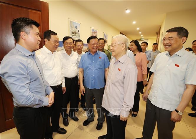 Tổng Bí thư Nguyễn Phú Trọng: Hà Nội phải gương mẫu đi đầu thực hiện đấu tranh phòng, chống tham nhũng, tiêu cực