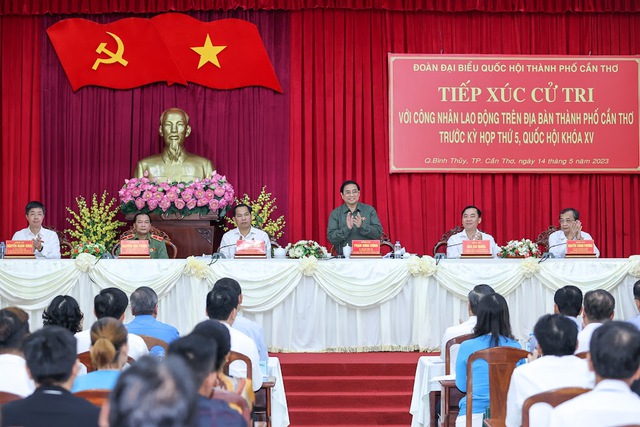 Thủ tướng Phạm Minh Chính tiếp xúc cử tri trước kỳ họp thứ 5, Quốc hội khóa XV
