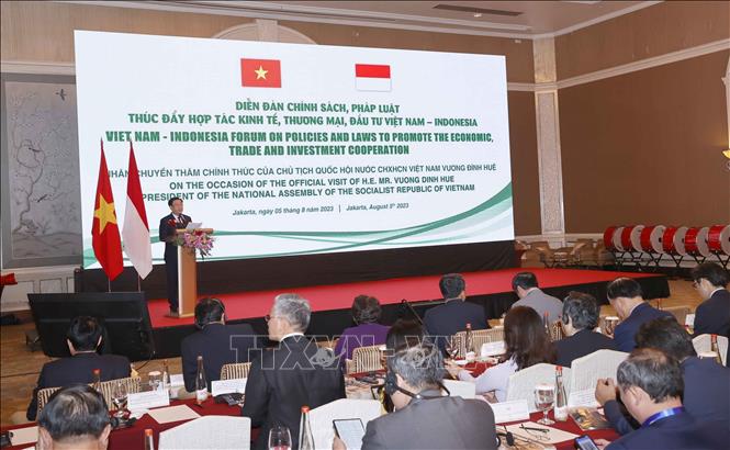 Diễn đàn chính sách, pháp luật thúc đẩy hợp tác kinh tế, thương mại và đầu tư Việt Nam - Indonesia