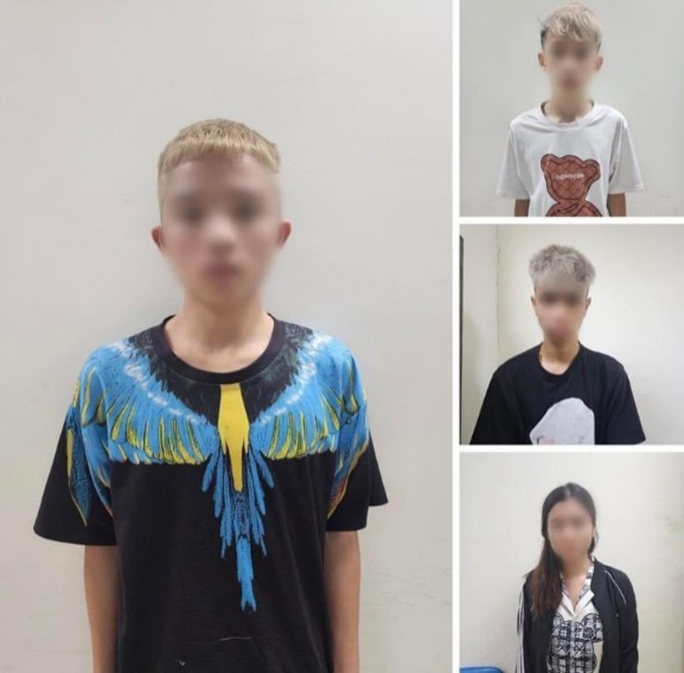Bắt nhóm thanh thiếu niên mang hung khí đi cướp tài sản ở Hà Nội
