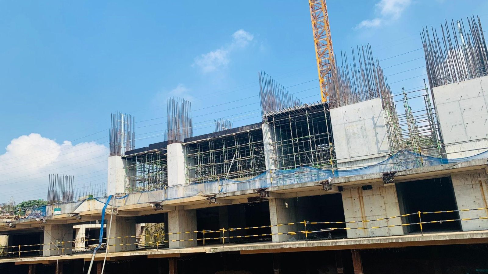 Hiện trạng tiến độ thi công Tổ hợp chung cư - thương mại lớn nhất quận Tây Hồ (KĐT Ciputra) - Hà Nội