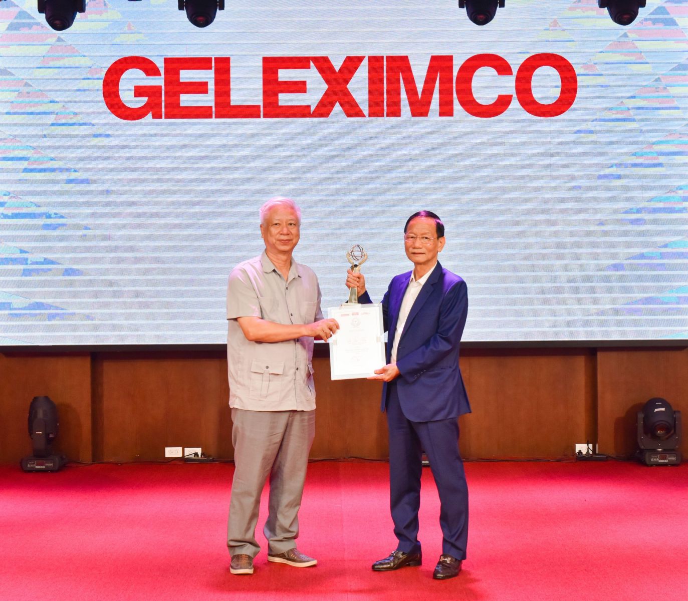 Tập đoàn GELEXIMCO giành 'cú đúp' giải thưởng Thương hiệu Mạnh Việt Nam 2022-2023