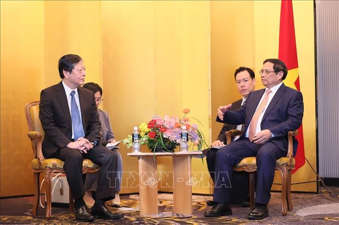 Thủ tướng Phạm Minh Chính tiếp lãnh đạo một số tập đoàn lớn của Nhật Bản