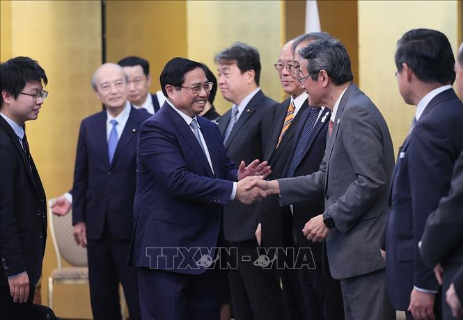Thủ tướng Phạm Minh Chính tiếp Hội nghị sĩ hữu nghị Nhật – Việt