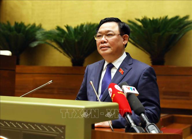 Chủ tịch Quốc hội Vương Đình Huệ dự Hội nghị triển khai nhiệm vụ năm 2024 của Văn phòng Quốc hội