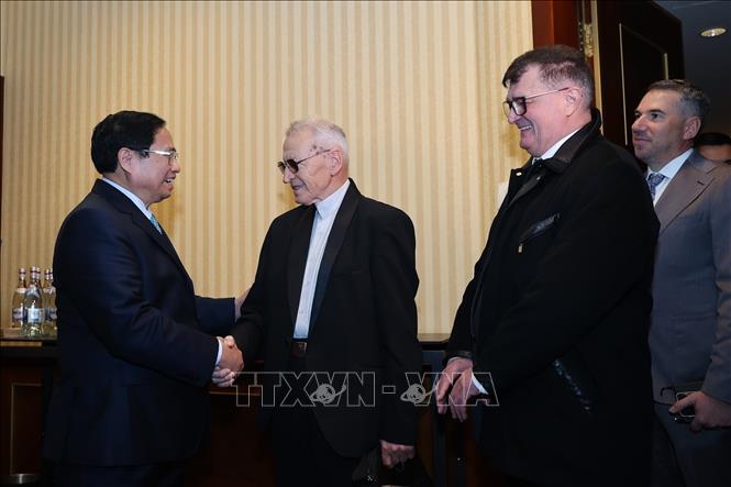 Thủ tướng Phạm Minh Chính tiếp bạn bè hữu nghị Romania - Việt Nam