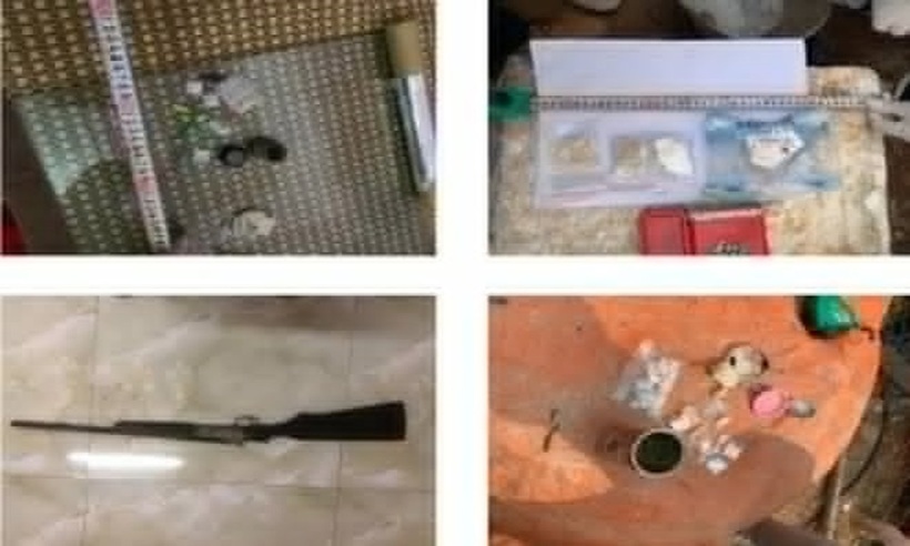 Thu 1 khẩu súng của nhóm tội phạm ma túy ở Bắc Giang