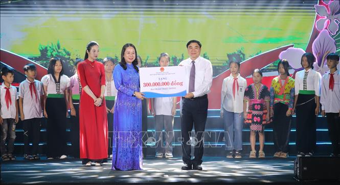 Quyền Chủ tịch nước Võ Thị Ánh Xuân dự phát động Tháng Nhân đạo cấp Quốc gia năm 2024
