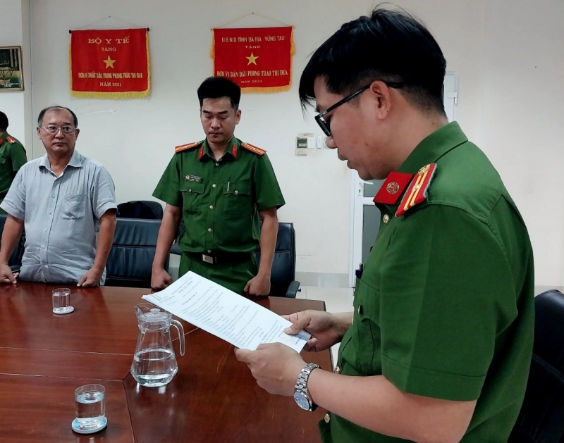 Khởi tố Giám đốc Sở Y tế tỉnh Bà Rịa - Vũng Tàu Phạm Minh An