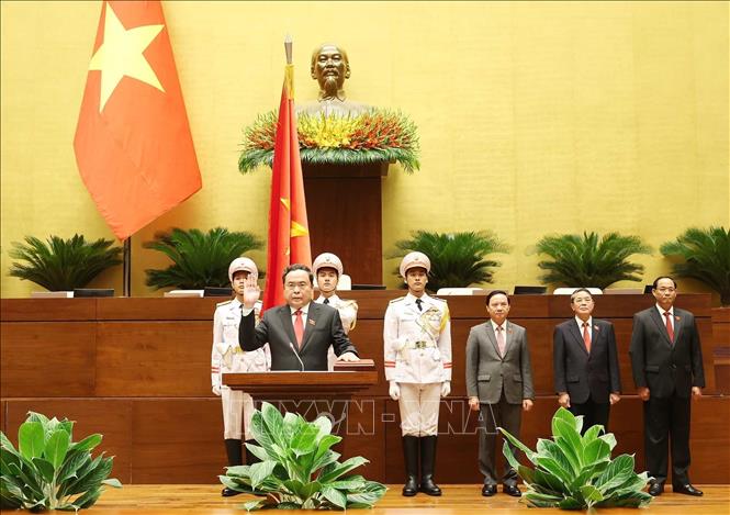 Ông Trần Thanh Mẫn trúng cử Chủ tịch Quốc hội khóa XV với tỷ lệ tán thành tuyệt đối