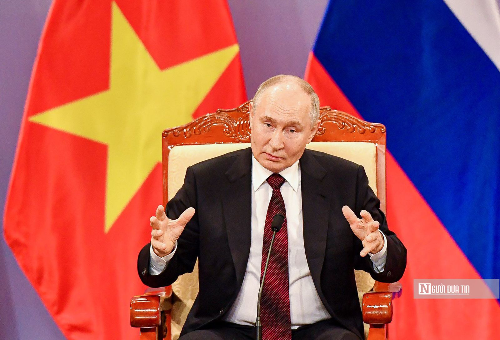 Chủ tịch nước Tô Lâm chủ trì Tiệc chiêu đãi Tổng thống Putin