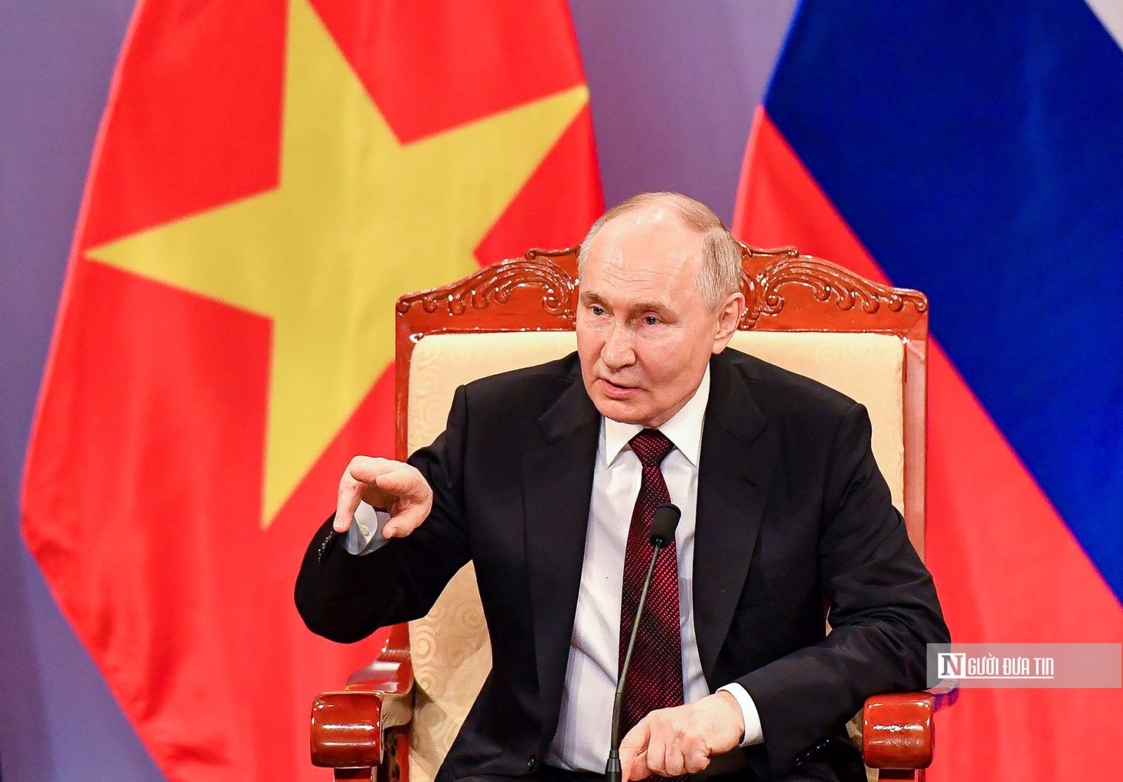 Chủ tịch nước Tô Lâm chủ trì Tiệc chiêu đãi Tổng thống Putin