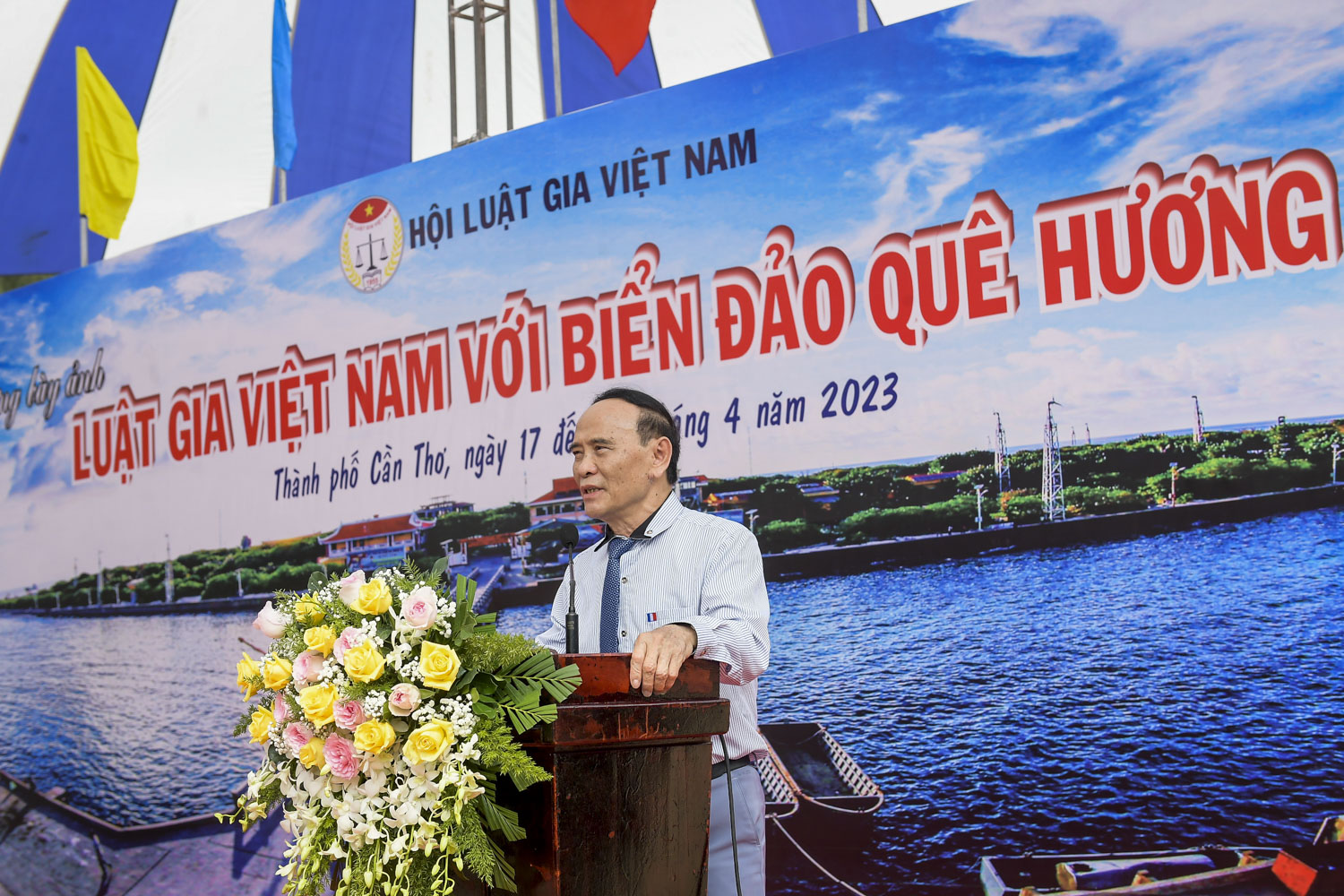 Chủ tịch Hội Luật gia Việt Nam Nguyễn Văn Quyền: Kiên quyết, kiên trì bảo vệ chủ quyền trên biển