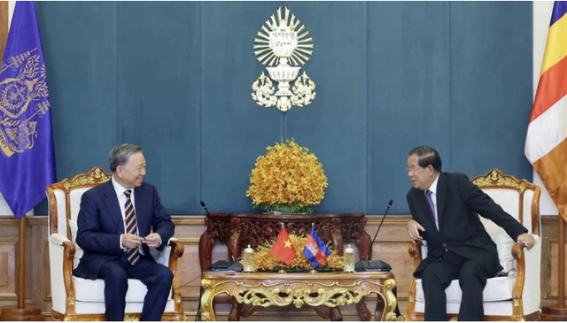 Chuyến thăm của Chủ tịch nước Tô Lâm củng cố hơn nữa quan hệ Việt Nam-Campuchia