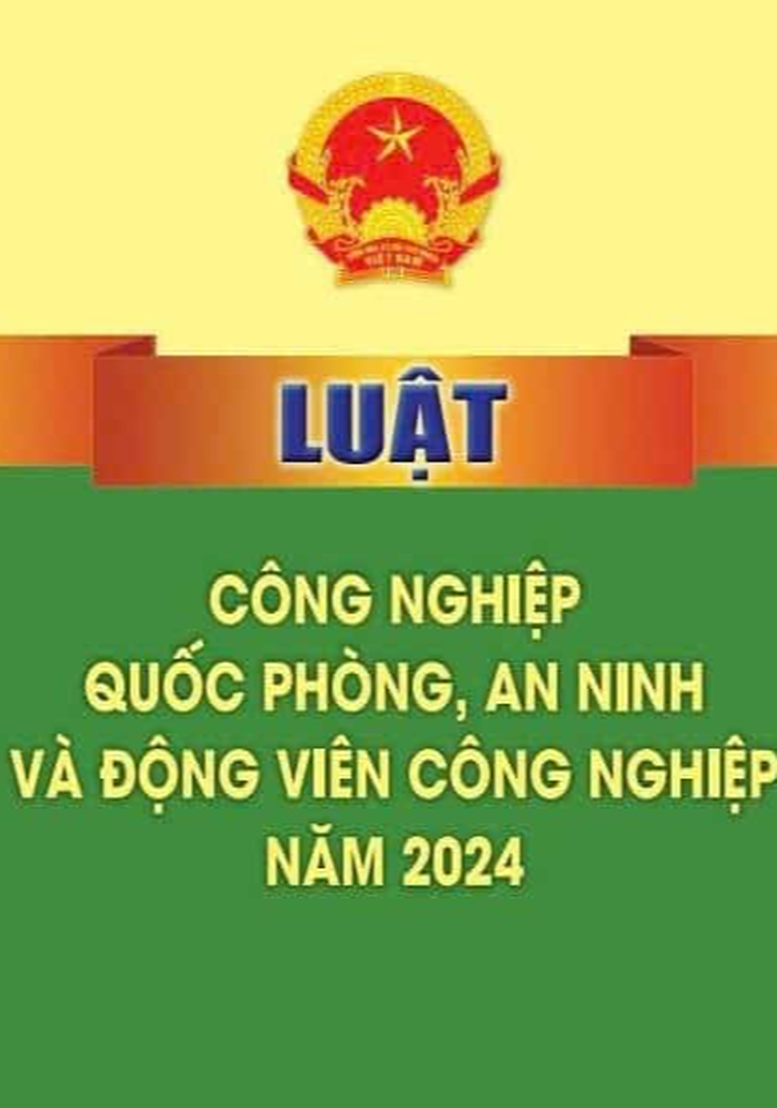 Triển khai thi hành Luật Công nghiệp quốc phòng, an ninh và động viên công nghiệp