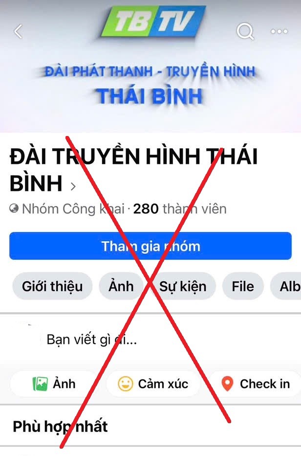 Xử lý đối tượng lập nhóm facebook giả mạo Đài Phát thanh và Truyền hình Thái Bình