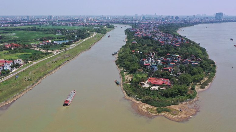 Hạn chế giao thông đường thủy qua sông Thái Bình